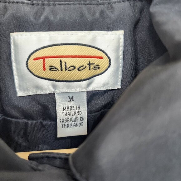 Talbots Snap Button Jacket Women's Size M Black - Picture 7 of 8